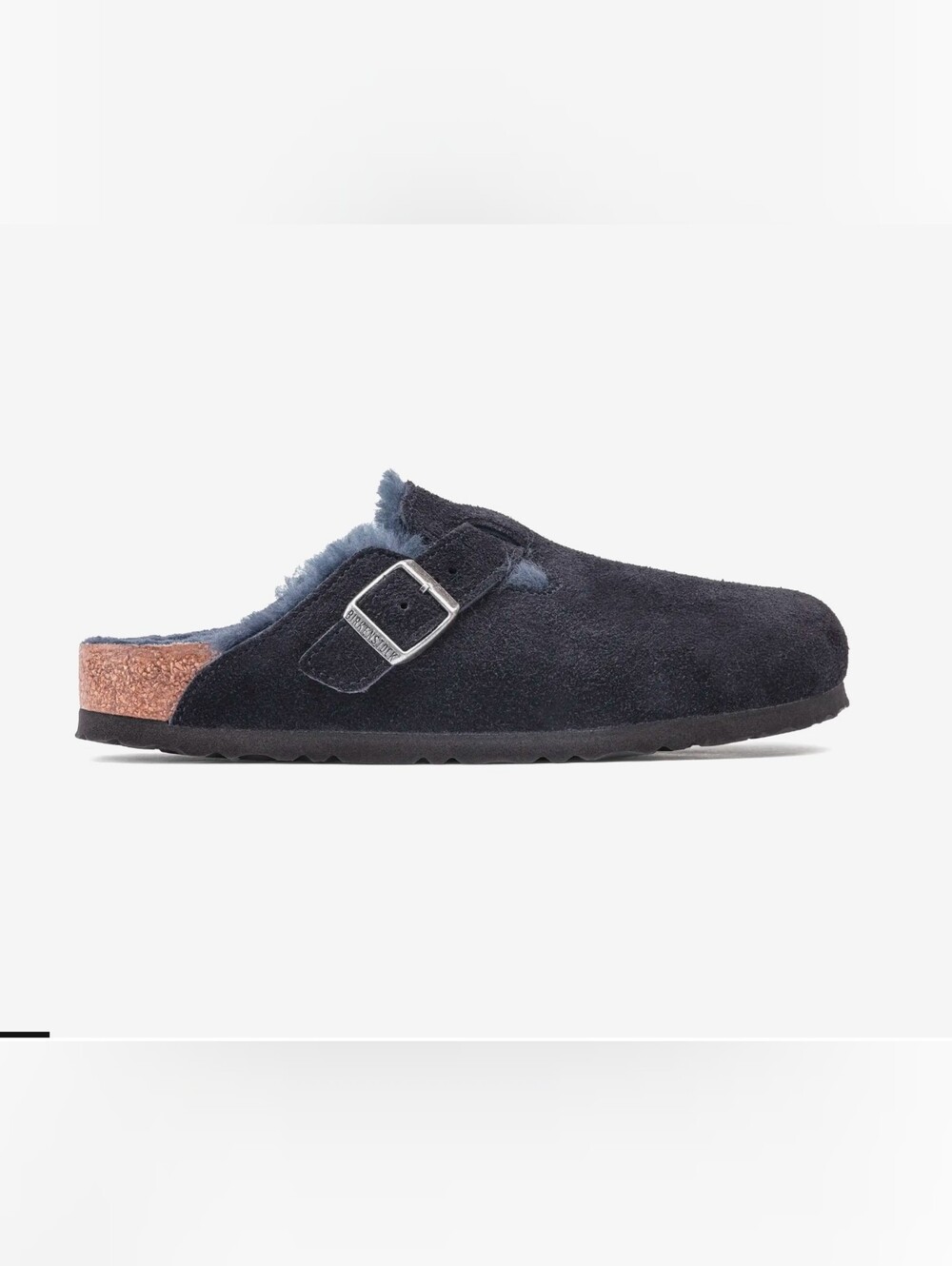 Birkenstock Lamb fur clogs Boston Shearling Suede, Size US Women's 8–8.5 or US M